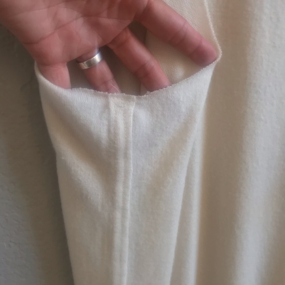 Free People Soft Cozy Swing Tank Ivory - M - Picture 15 of 16